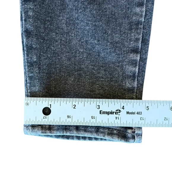 NWT Frame Le One Skinny Crop Jeans In Hughes Black Mid Rise Size 2 (29-34) - Picture 15 of 16